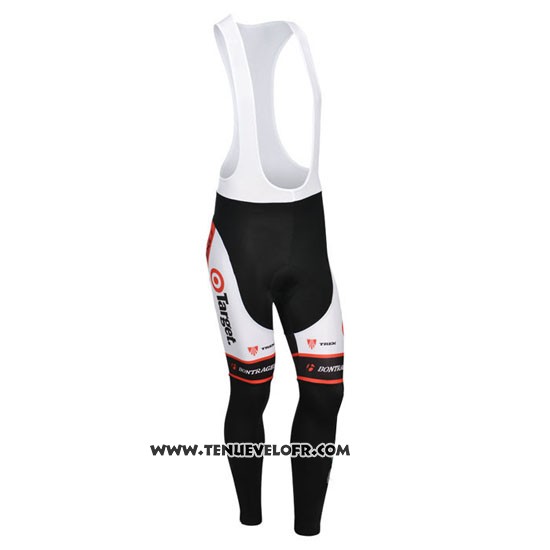 2013 Maillot Ciclismo Trek Orange et Blanc Manches Longues et Cuissard